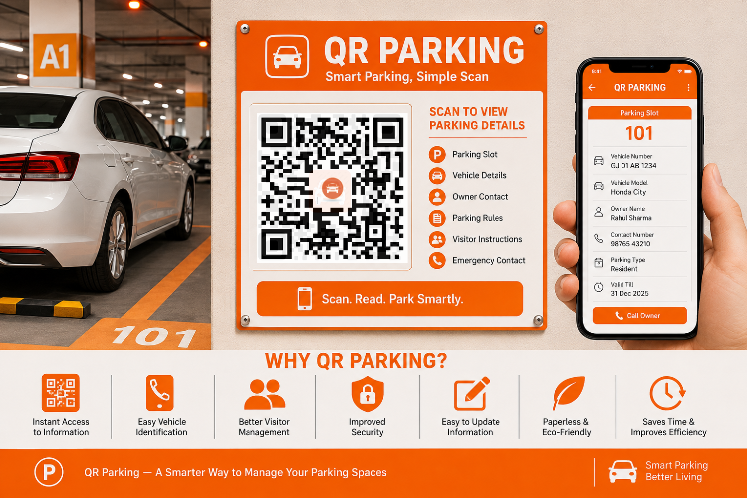 QR Parking: A Smarter Way to Organize and Manage Parking Spaces