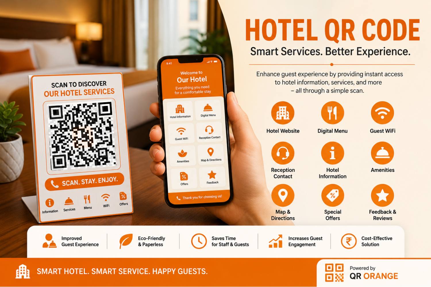 Hotel QR Codes: Enhancing Guest Experience with Smart Digital Solutions